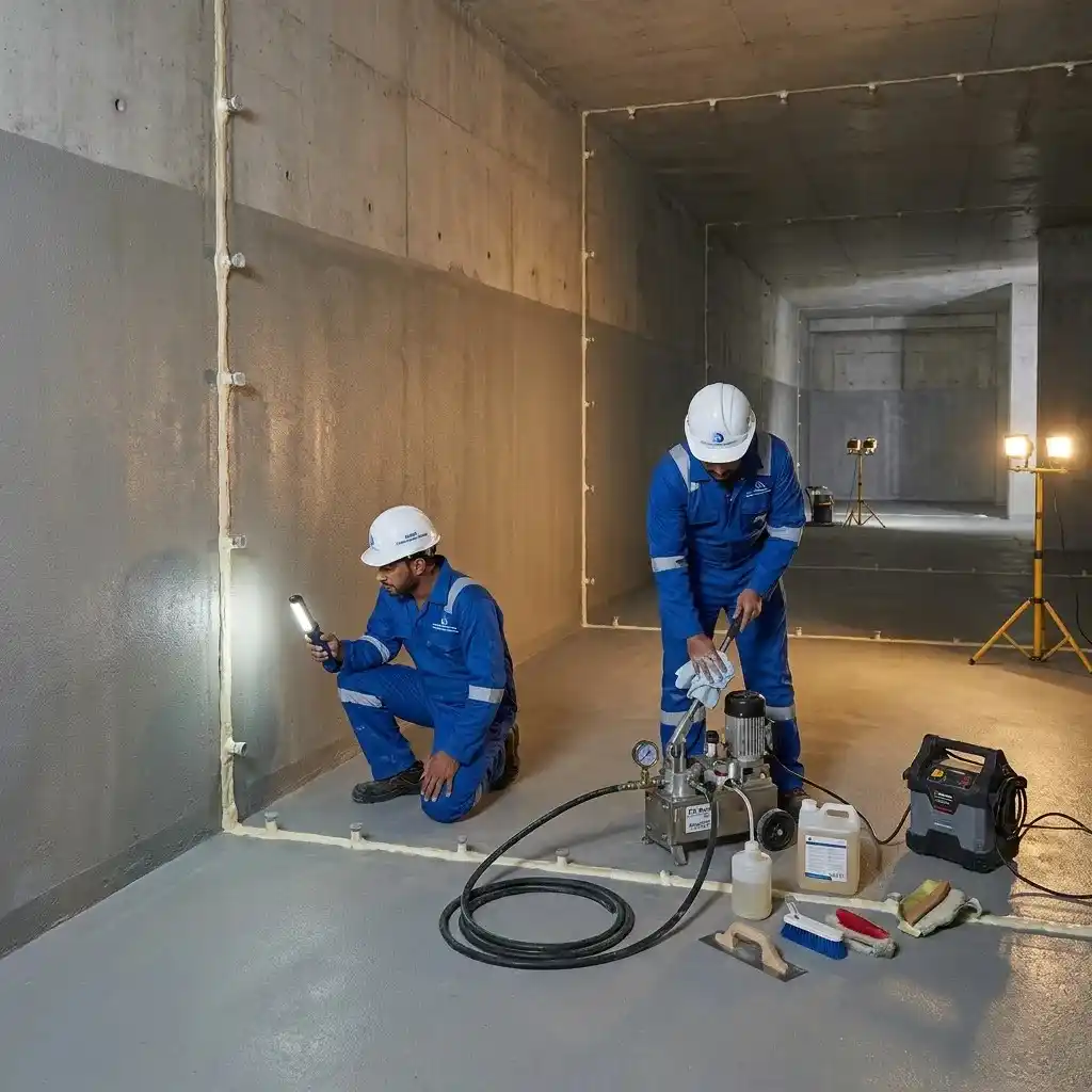 Basement Waterproofing & PU Injection Services in Dubai | Dubai Technical Works