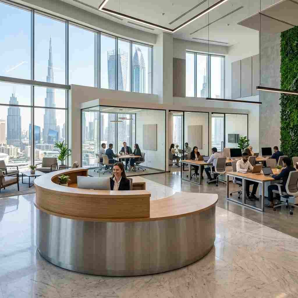Business Bay office reception