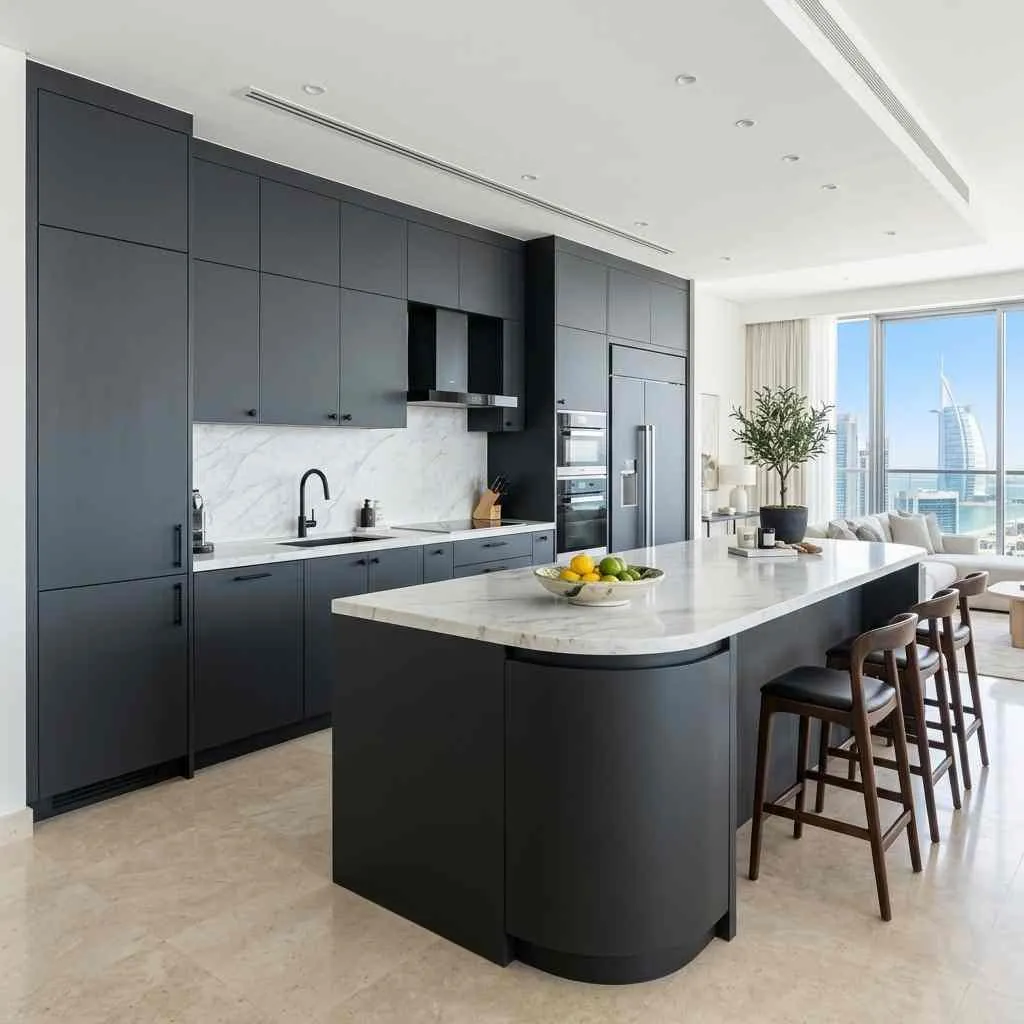 Palm Jumeirah villa kitchen