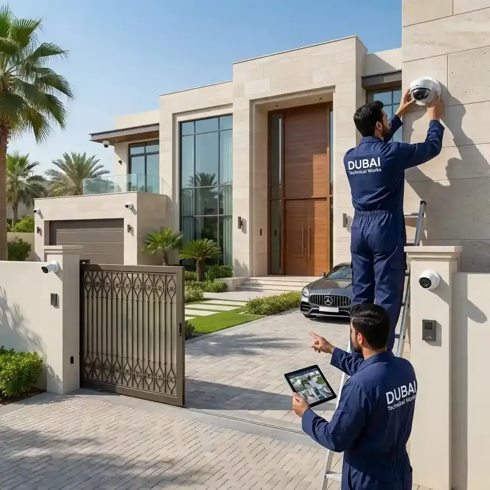 Villa CCTV Security Camera Installation in Dubai