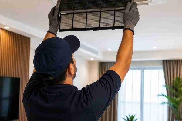AC Filter Cleaning and HVAC Maintenance Dubai