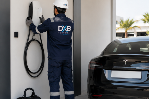 Tesla charger installation in dubai