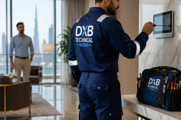 home automation installation and maintenance services by dubai technical works